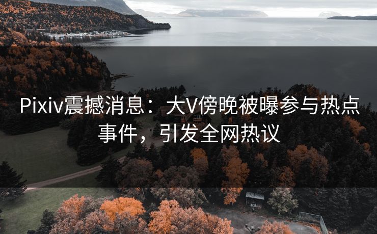 Pixiv震撼消息：大V傍晚被曝参与热点事件，引发全网热议